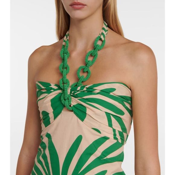 JOHANNA ORTIZ Ritmo Vivo cotton midi dress - Picture 3 of 11